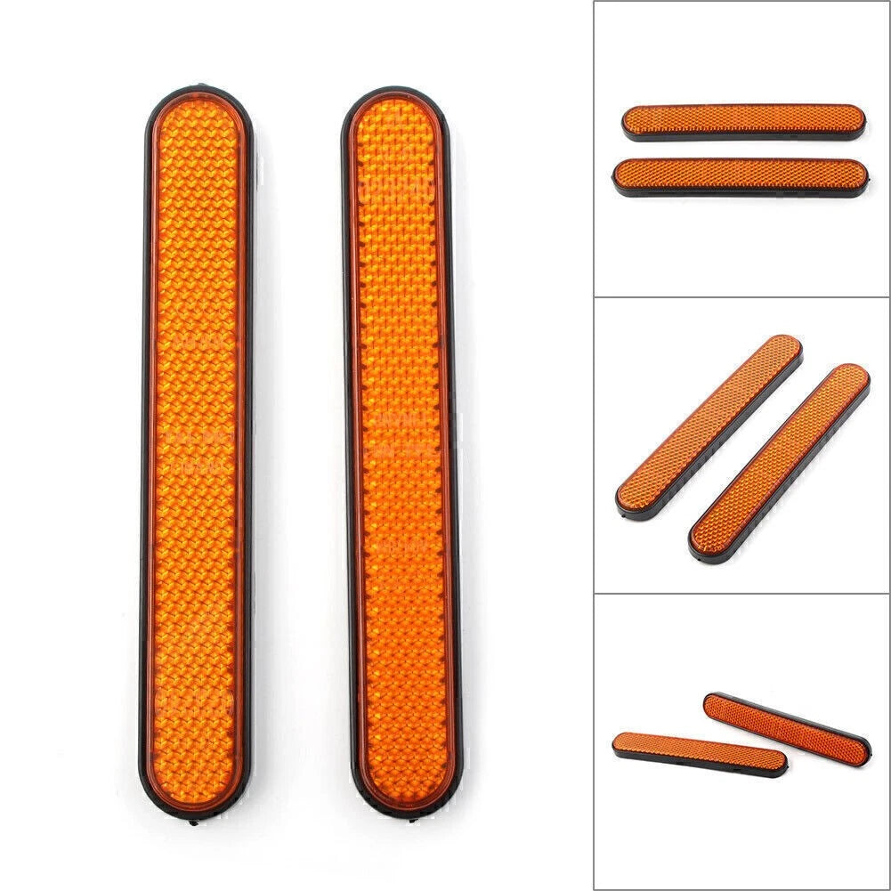 Rear Mudguard Fender Reflector for Harley Sportster XL883 XL1200 (2004–2023) Orange