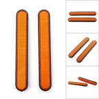 Rear Mudguard Fender Reflector for Harley Sportster XL883 XL1200 (2004–2023) Orange