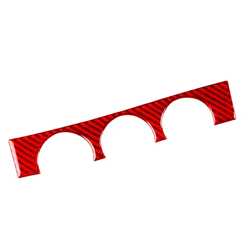 AC climate console knob upper cover trim for Jaguar F-Type (2013–2024) Carbon Red