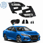 2X Front LED Fog Light Lamp Assembly for Nissan Sentra (2020–2022)