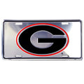 Georgia Bulldogs Aluminum License Plate Sign Tag 6x12