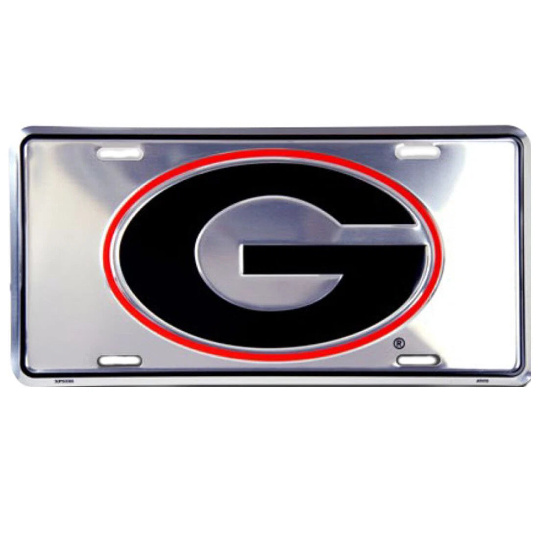 Georgia Bulldogs Aluminum License Plate Sign Tag 6x12