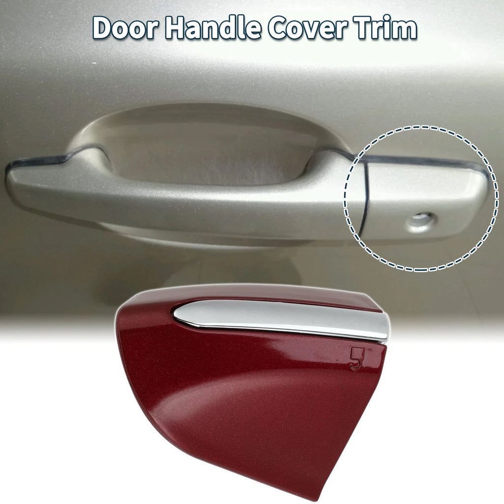 Front Left Door Handle Cover Trim for Ford Mondeo Edge Taurus (2013–2020) Red