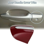 Front Left Door Handle Cover Trim for Ford Mondeo Edge Taurus (2013–2020) Red
