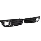 Pair Fog Light Grille Covers for Audi A4 B8 (2009–2012)