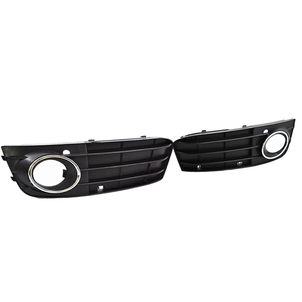 Pair Fog Light Grille Covers for Audi A4 B8 (2009–2012)