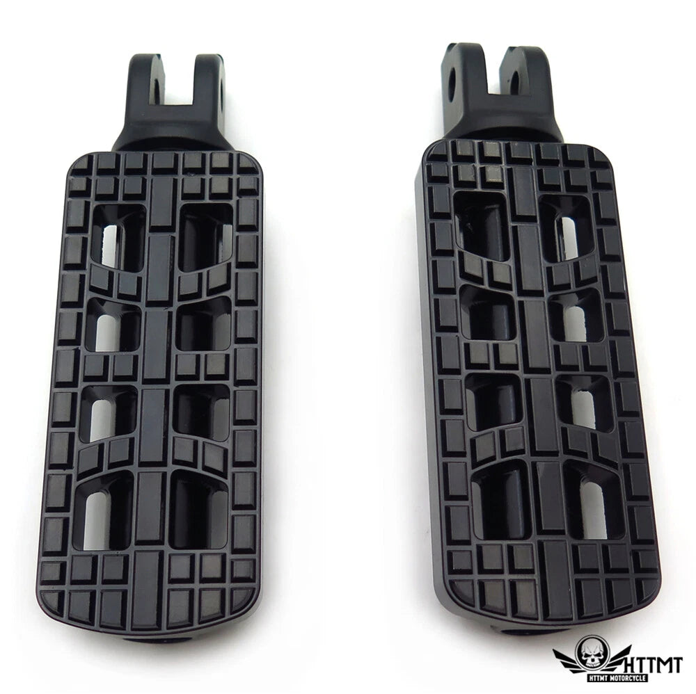CNC Rider Footpegs for Harley Breakout FXBR (2018–2019) - Black, Raised Knubs