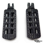 CNC Rider Footpegs for Harley Breakout FXBR (2018–2019) - Black, Raised Knubs