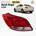 Halogen Tail Light for Buick Regal (2011–2013) Driver Left Side 22934023