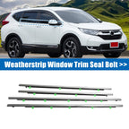 Set of 4 Weatherstrip Window Trim Seal Belt for Honda CR-V (2012–2016)