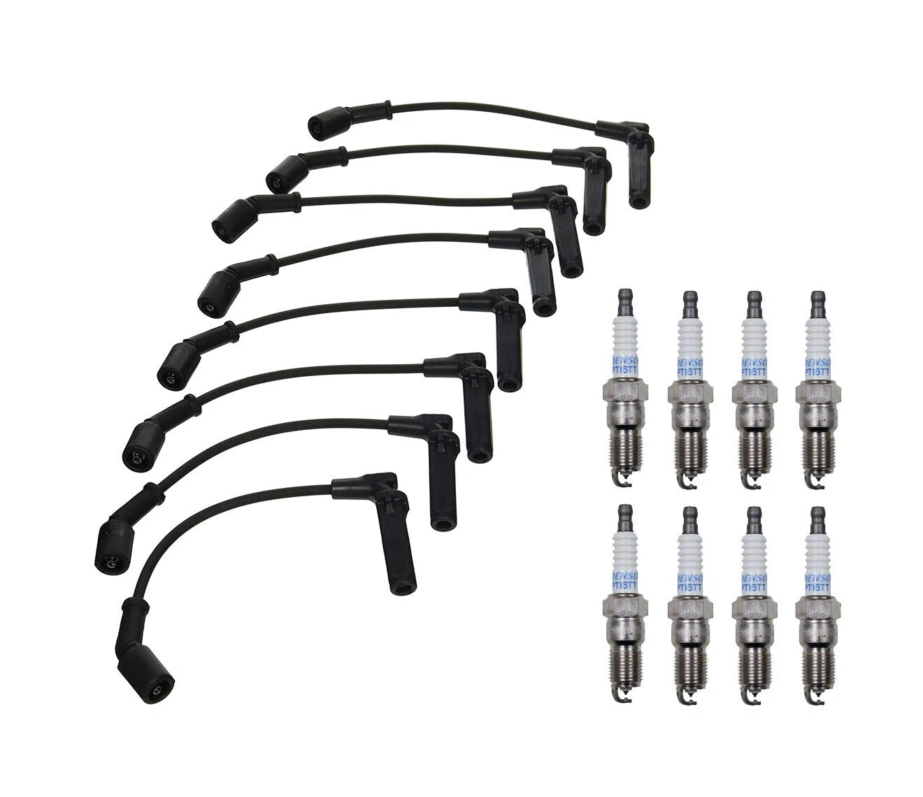 Denso Wire Set 7mm & 8 Platinum TT Spark Plug Kit for Chevy GMC 8.1L V8 (2001–2006)
