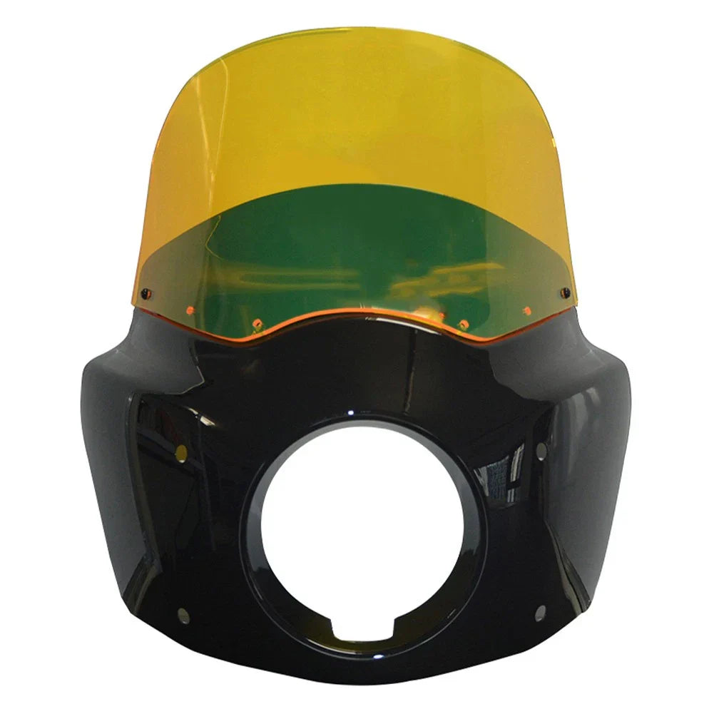 11" Headlight Fairing w/ Yellow Windshield for Harley Sportster 883 (2011-2022)