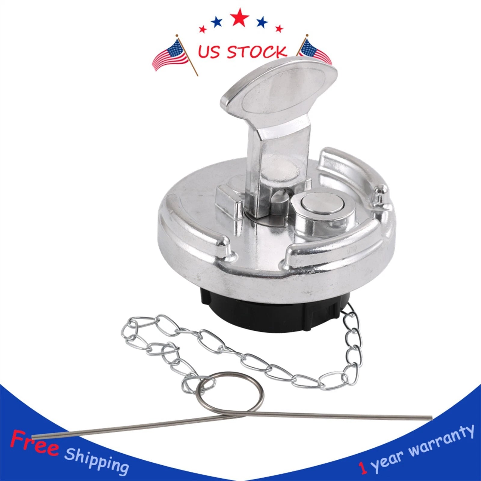 Locking Diesel Fuel Cap for Peterbilt (2011–2019)