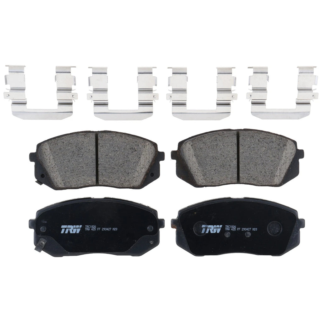 Set of 4 Front Disc Brake Pads for Hyundai Sonata (2016–2019) Ceramic