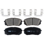 Set of 4 Front Disc Brake Pads for Hyundai Sonata (2016–2019) Ceramic