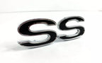 Fender Emblem Chrome Black Replacement for 1969–1972 Chevrolet El Camino