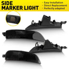 Set of 4 Smoked Lens Side Marker Lights for Mazda MX-5 Miata (2016–2022)