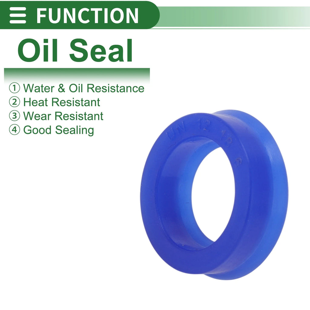 Set of 10 Oil Seal Rotary Shaft Seal 12x18x6mm TPU High Pressure