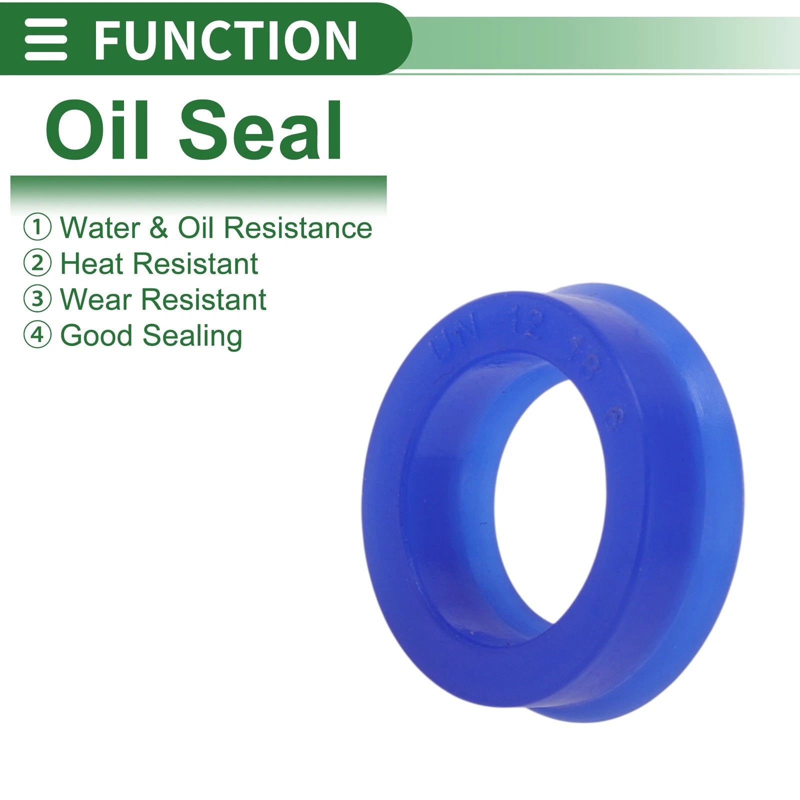 Set of 10 Oil Seal Rotary Shaft Seal 12x18x6mm TPU High Pressure