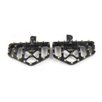 Wide MX Style Fat Foot Pegs for Harley Dyna, Touring, Sportster, Softail