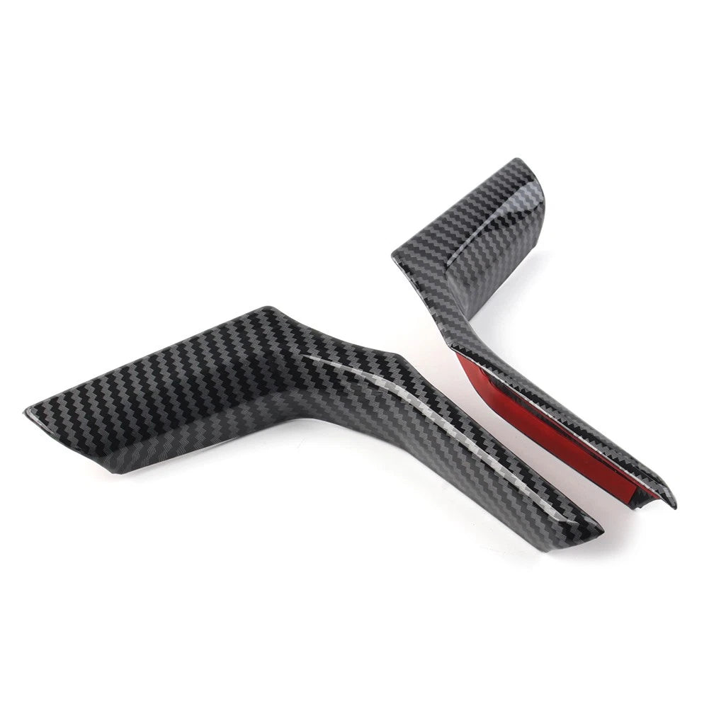 2X Carbon Fiber Steering Wheel Cover Trim for BMW 3 Series G20 (2019–2021)