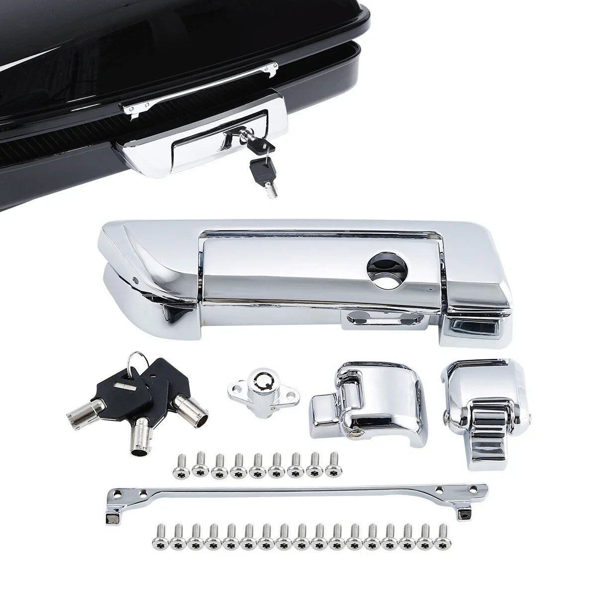Trunk Latches Key Hinges for Harley Touring Street Glide (2014-2024)