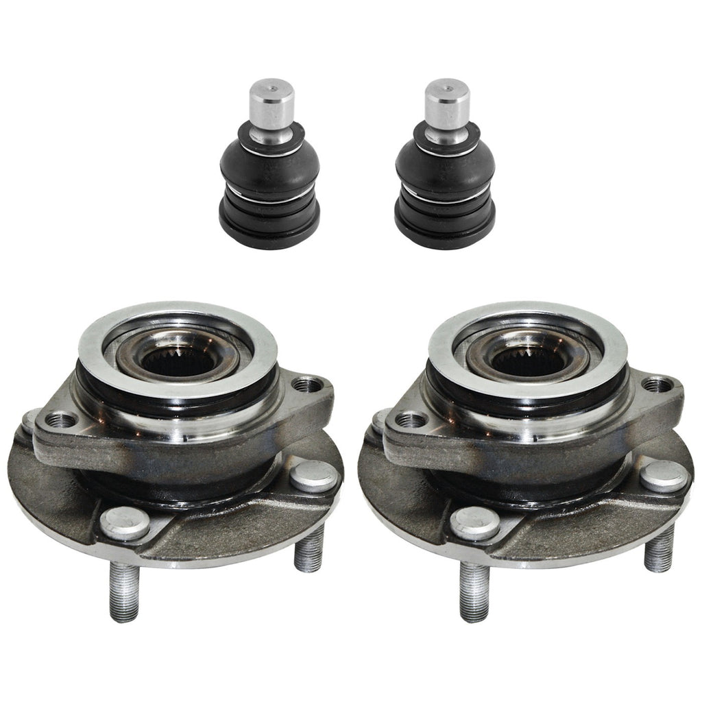 Set of 2 Wheel Hubs for Nissan Versa