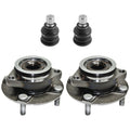 Set of 2 Wheel Hubs for Nissan Versa