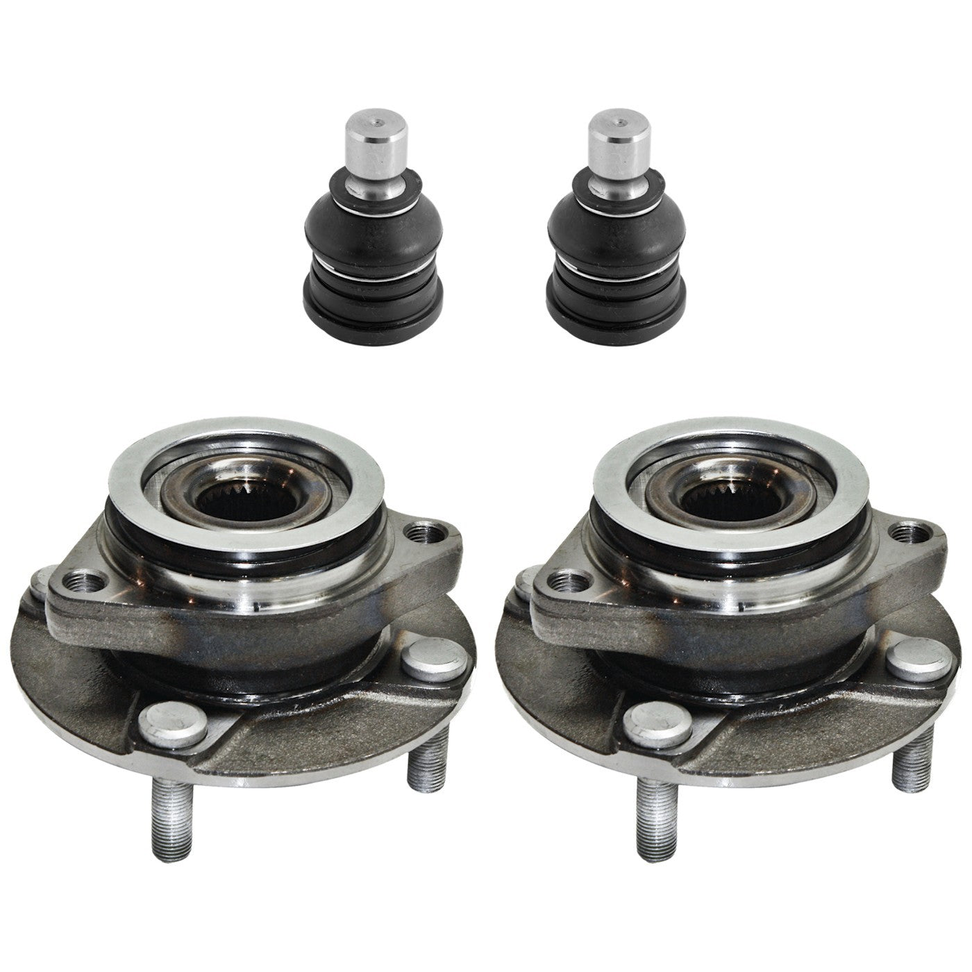 Set of 2 Wheel Hubs for Nissan Versa