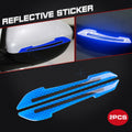 2PC Blue Reflective Night Warning Rearview Mirror Decals Kit for Cars (Universal) (2024–2026)