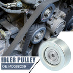 Drive Belt Idler Pulley for Mitsubishi Montero (MD368209) (2001–2006)