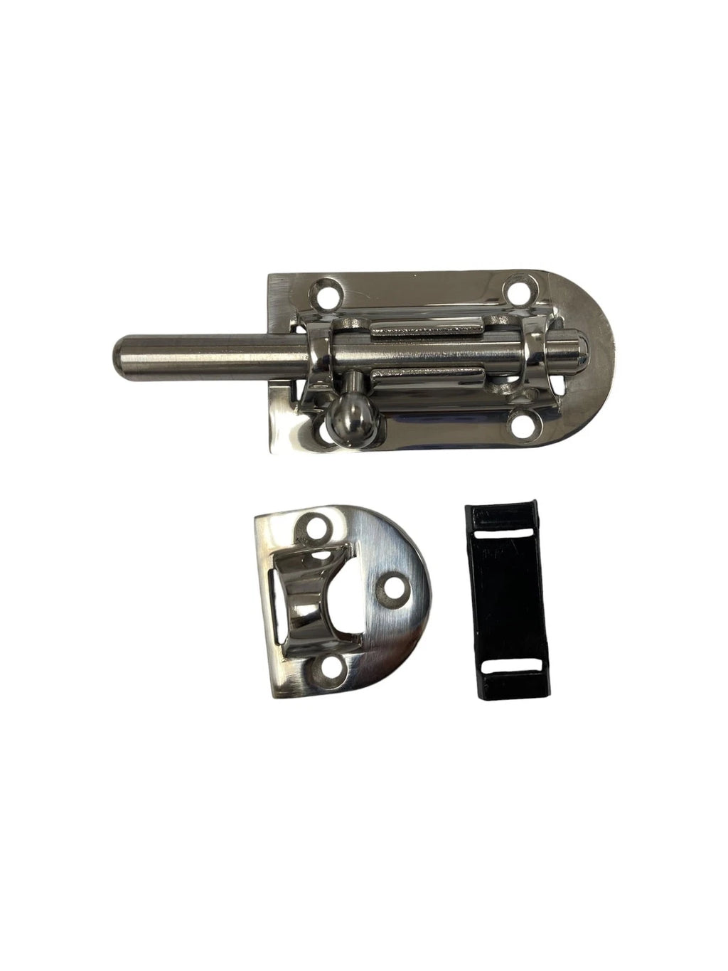Set of 2 Marine 4 1/4" Barrel Bolt Door Latch Stainless Steel