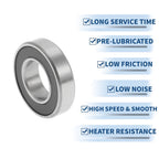 Deep Groove Ball Bearing P2 for Scooter Skateboard Wheel (12x24x6mm)
