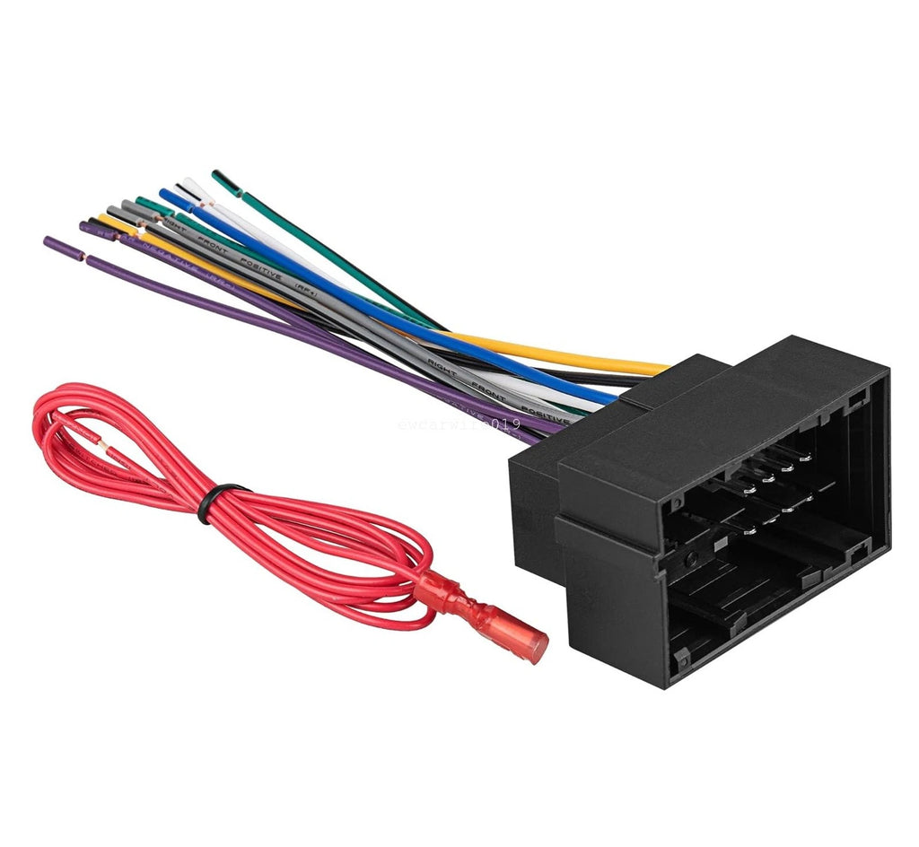 Aftermarket Radio Wiring Harness for Jeep Wrangler JL (2018–2020)