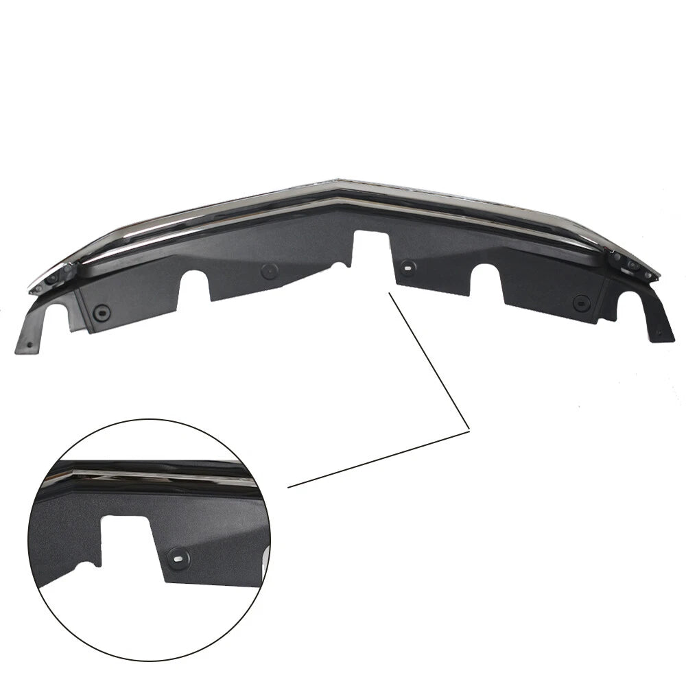 Black Chrome Front Upper Hood Grille for Chevrolet Equinox (2016–2017)