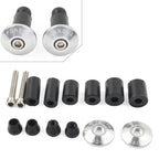 7/8" Handlebar End Weights Grips Cap Plugs for Dirt Bike Motor Silver
