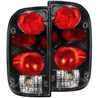 Black Clear Lens Tail Light Assembly for 1995-2000 Toyota Tacoma