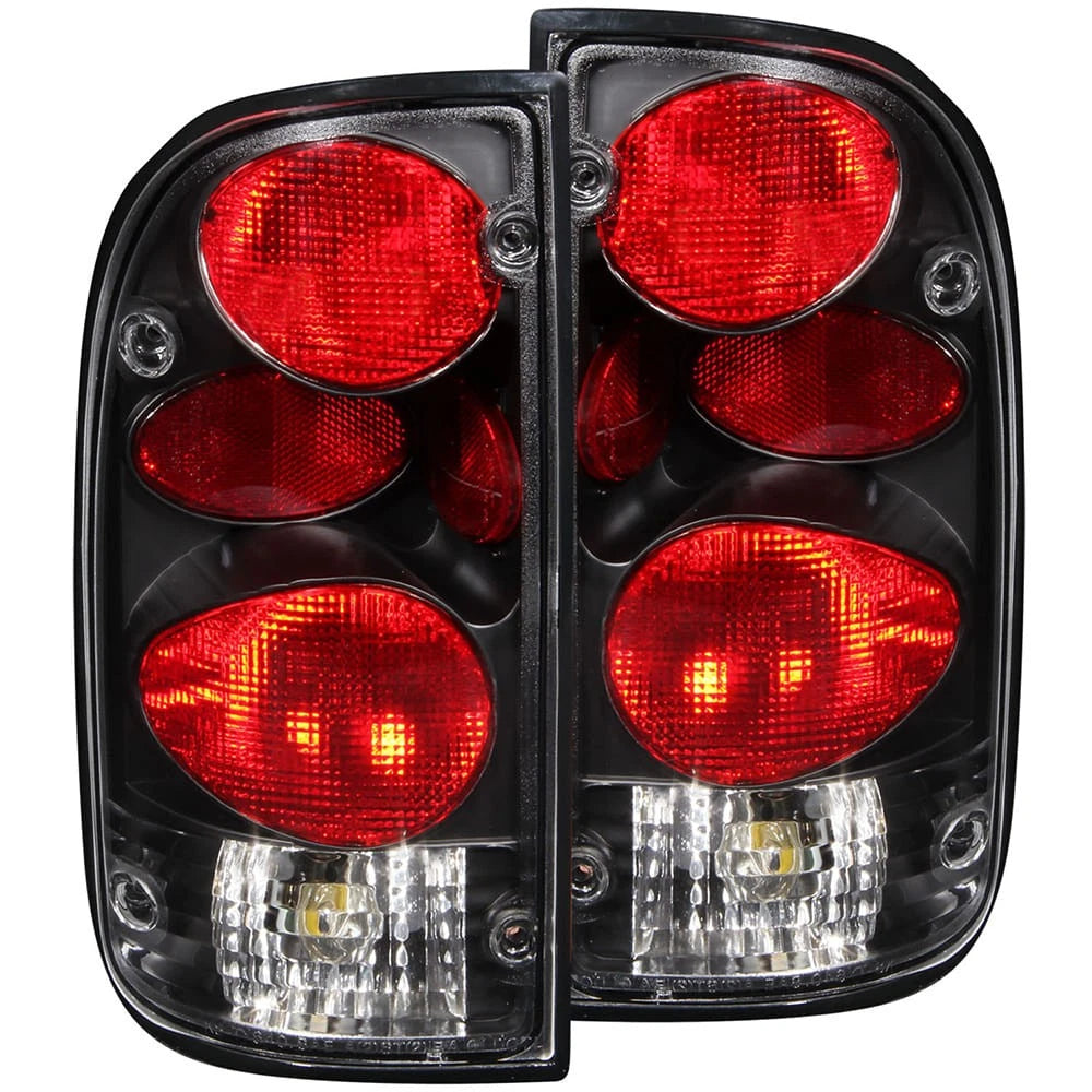 Black Clear Lens Tail Light Assembly for 1995-2000 Toyota Tacoma