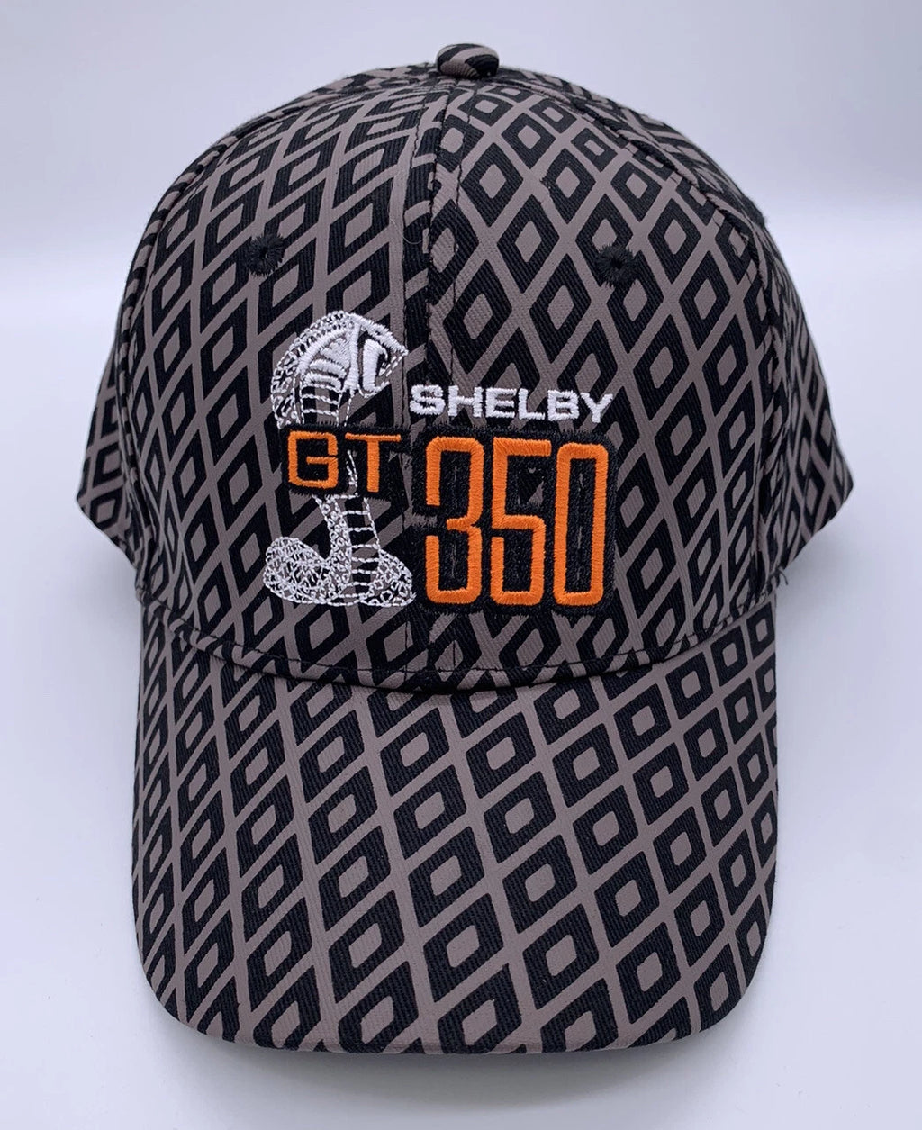Licensed Shelby GT350 Hat Cap Diamond Design with Cobra Logo for Ford (1966–1966)