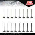 Set of 16 Engine Valves for GM ECOTEC 2.0 2.2 2.4 DOHC (2000–2023)