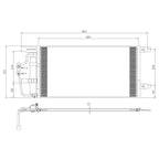 Replacement A/C Condenser Repair Part For 2006 Pontiac Montana Sv6