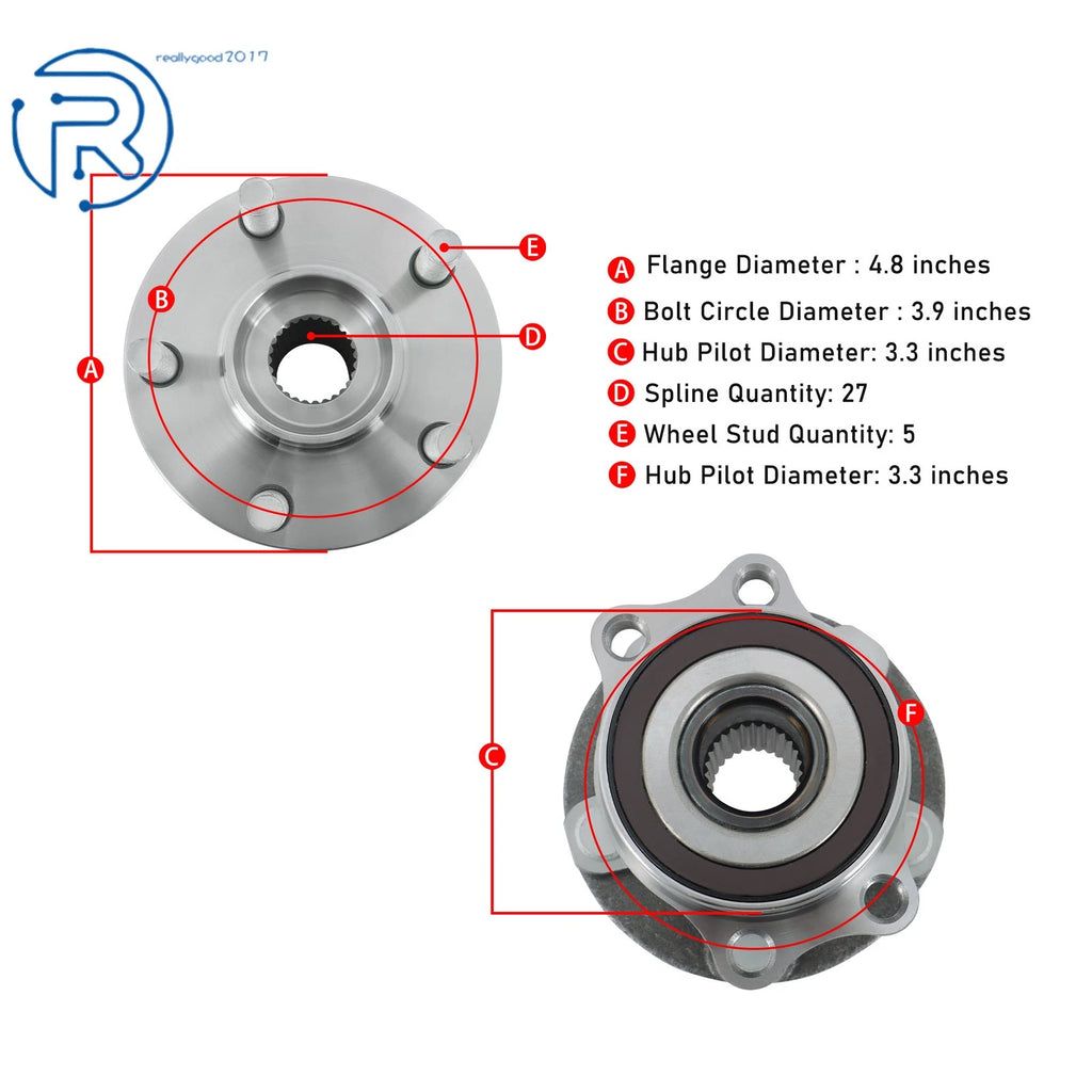 Rear Wheel Hub Bearing Assembly for Subaru Forester (2014-2018)