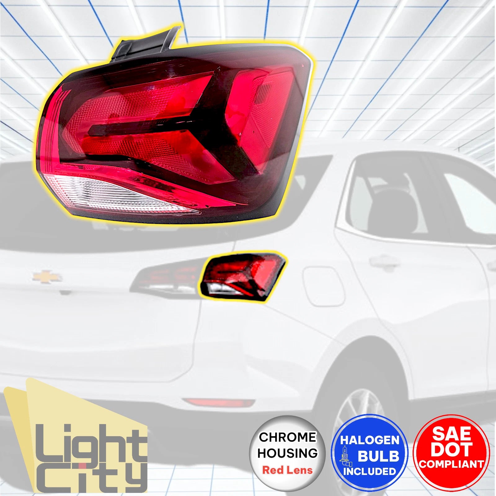 Halogen Tail Light for Chevy Equinox (2022–2024) RH #85132582