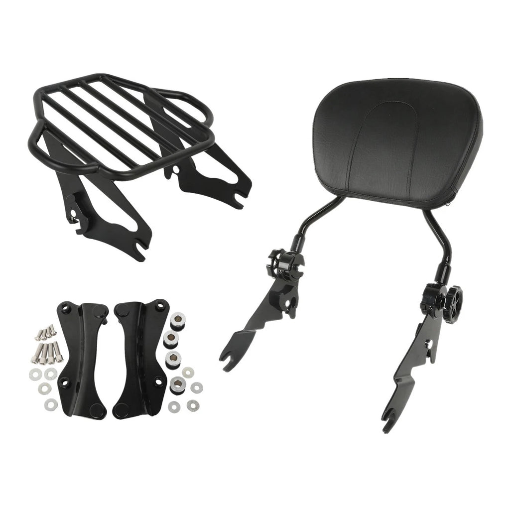 Sissy Bar Backrest Luggage Rack for Harley Road Glide (2014–2024)