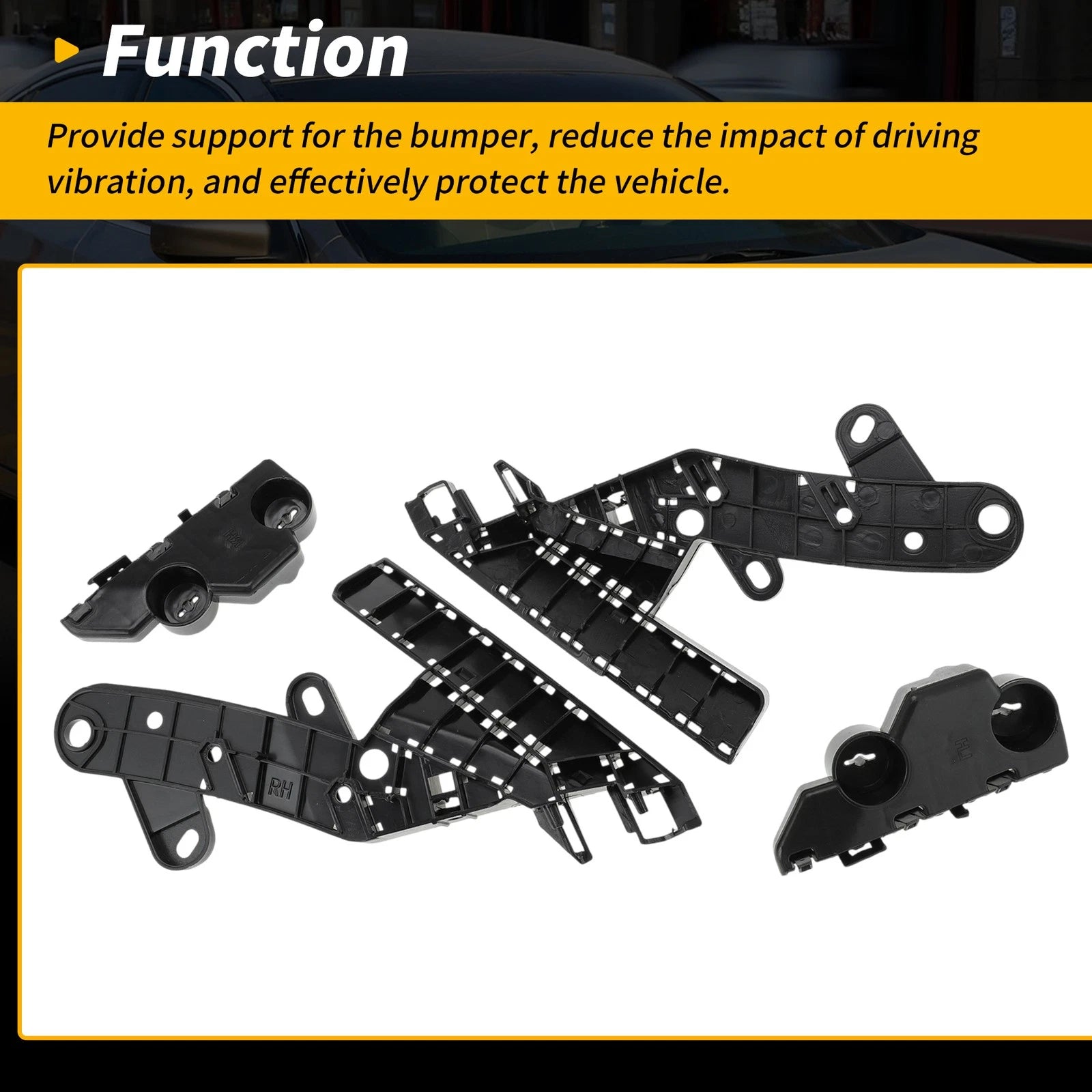 Set of 1 Front Bumper Bracket Retainer for Nissan Altima (No. 620583TA0A/622213TA0A)
