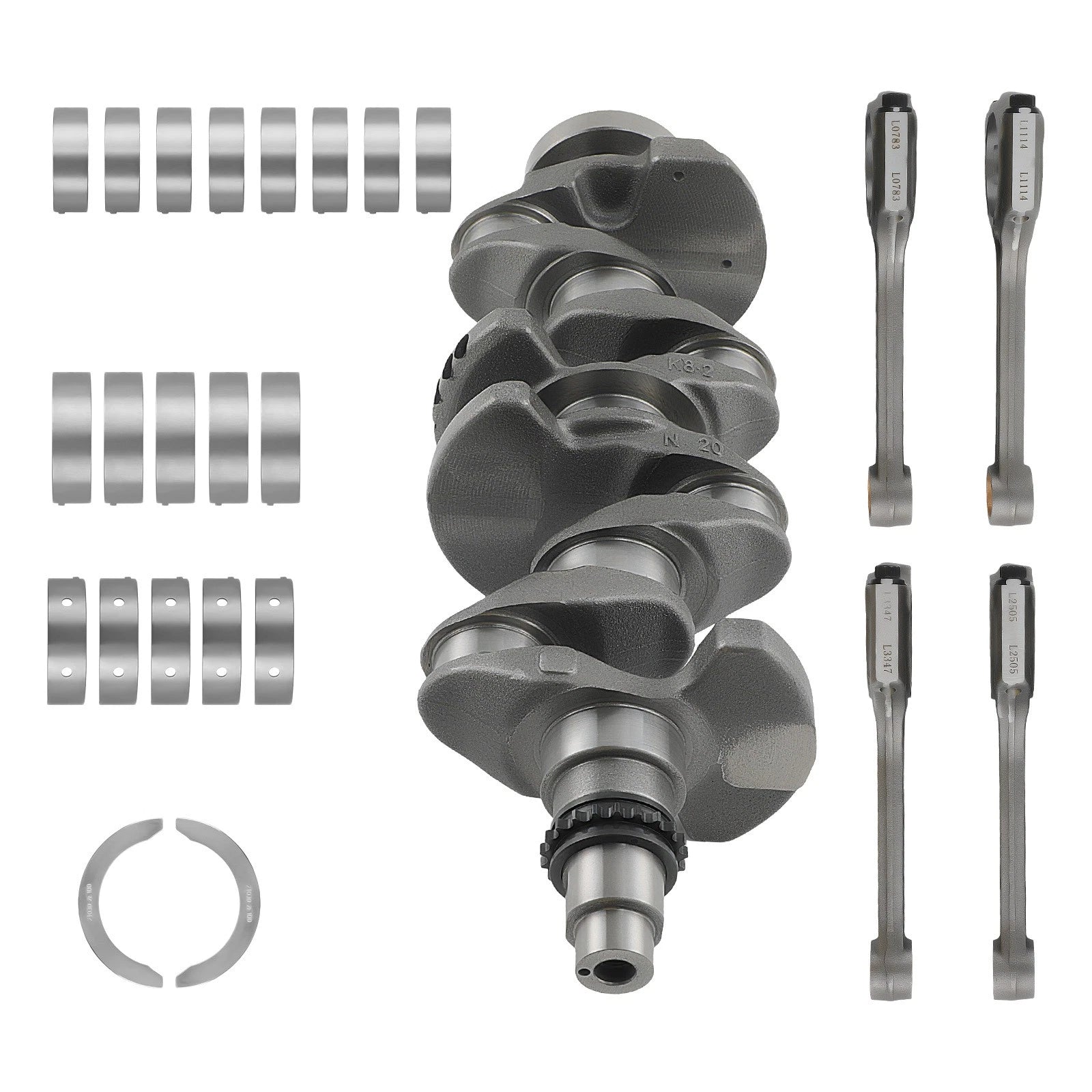 2X G4NA 2.0L Crankshaft Rods Bearing for Hyundai Veloster Elantra Kona (2017–2021)