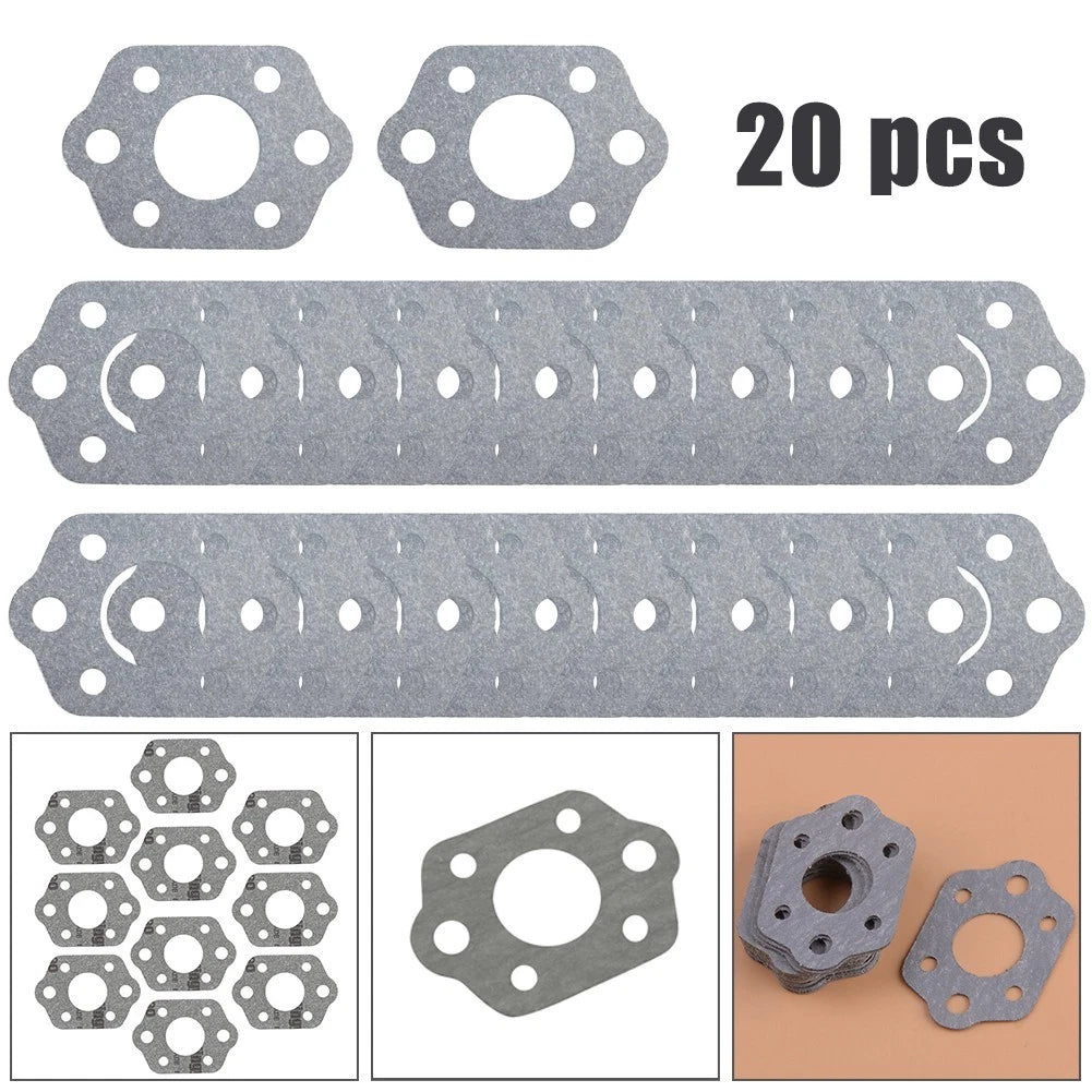 20X Intake Manifold Gasket for Carburetor (4.3x3cm)