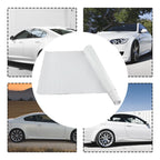 Gloss White Vinyl Film Car Sticker 30x150cm UV-Resistant