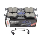 Set of 4 Bosch QuietCast Front Ceramic Brake Pads with Sensor for BMW E46 E83 E85 E86