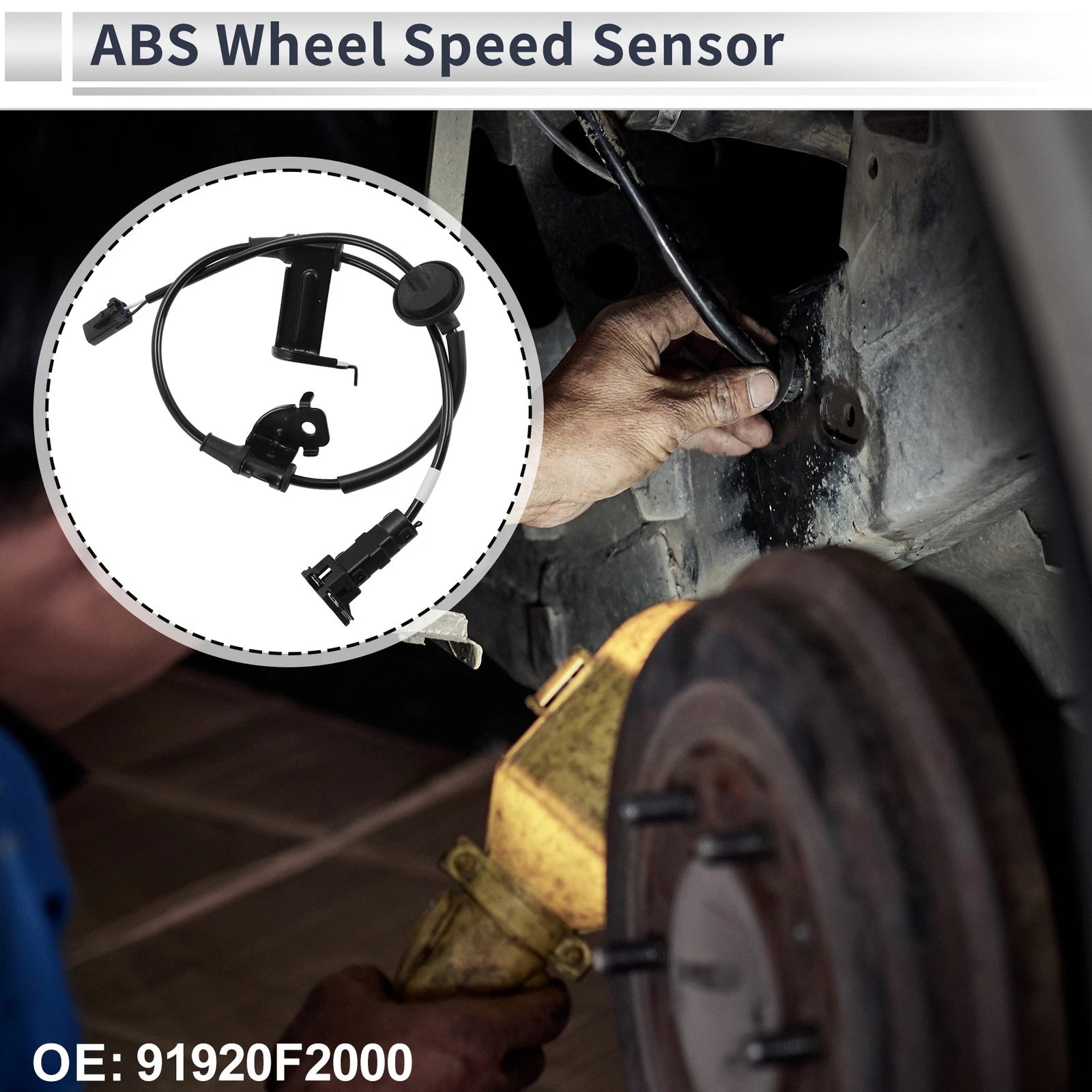 ABS Wheel Speed Sensor No. 91920F2000 for Hyundai Elantra (2016–2019)